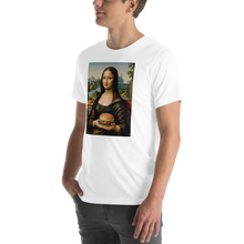 Monalisa Burger Unisex T-shirt Front Print