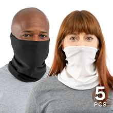 5 Pcs USA Face Defender Neck Gaiters Masks by Design Express