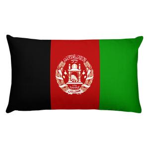 Default Title Afghanistan Flag Allover Print Rectangular Pillow Home by Design Express