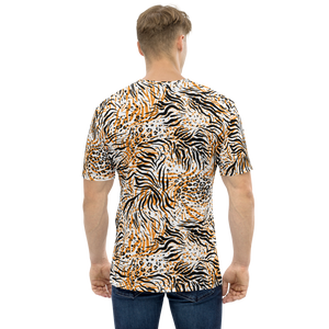 Tiger Seamless Pattern All-Over Print Men's T-shirt by Design Express