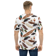 Feathers Pattern All-Over Print Men's T-shirt by Design Express