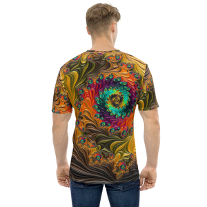 Multicolor Fractal Men's T-shirt by Design Express