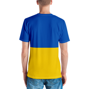 Ukraine Flag (Support Ukraine) Men's T-shirt by Design Express