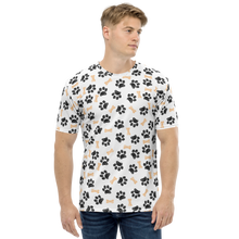 XS Dog Paws and Bones Pattern Full Print T-shirt by Design Express