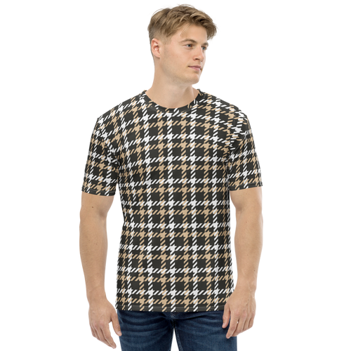 XS Houndstooth Small Pattern Full Print T-shirt by Design Express