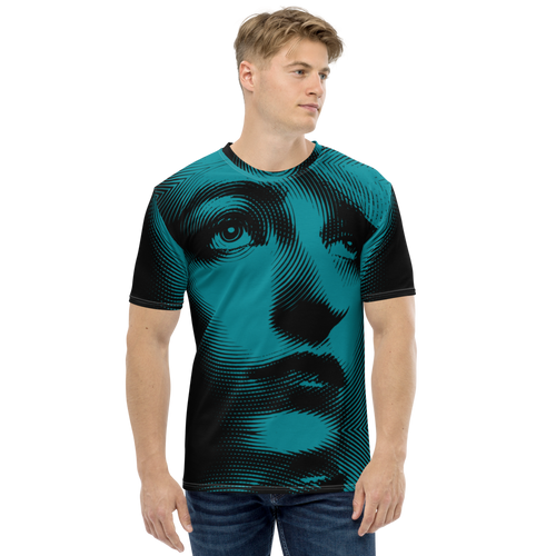 XS Face Art Full Print Men's T-shirt by Design Express