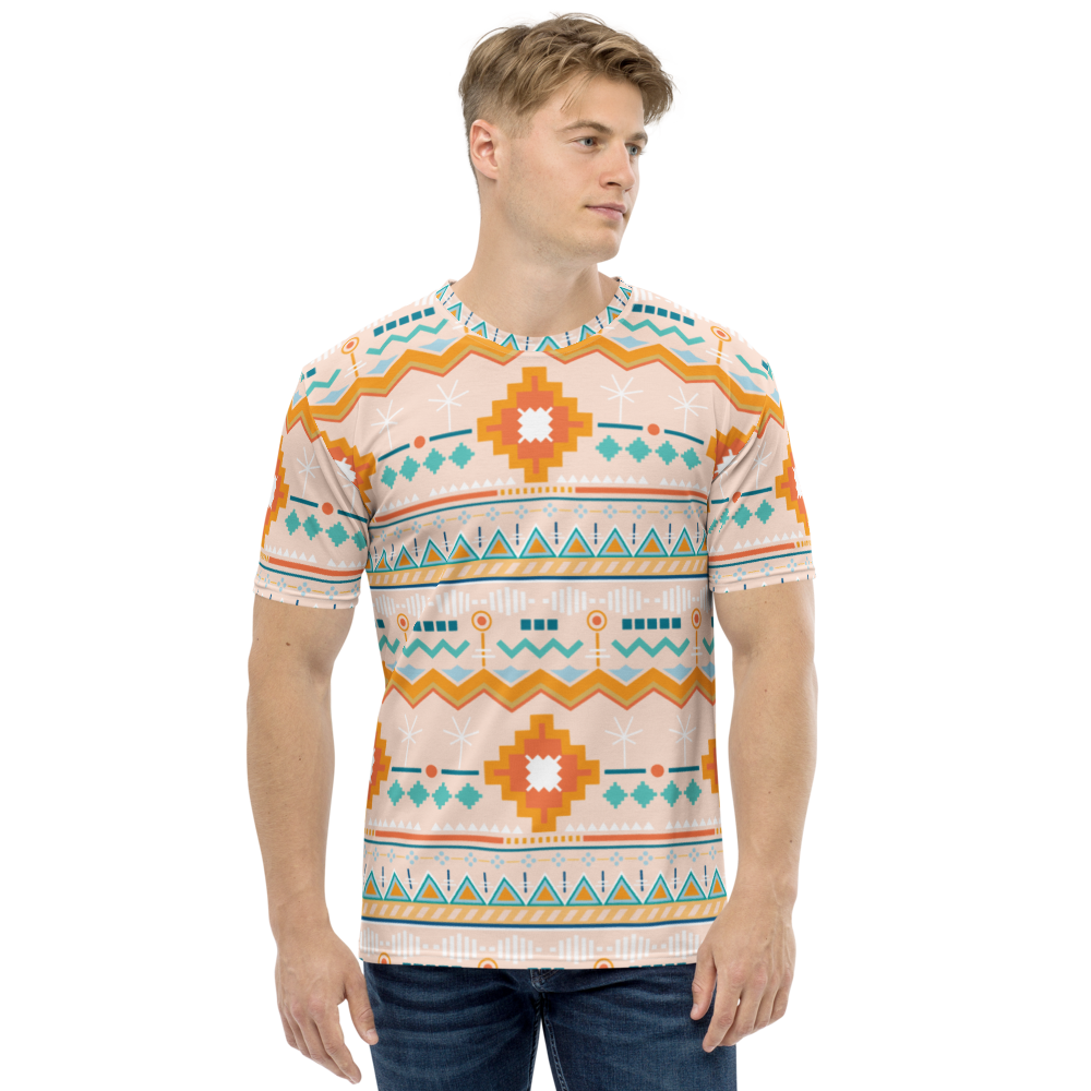 XS Traditional Pattern 02 Full Print Men's T-shirt by Design Express