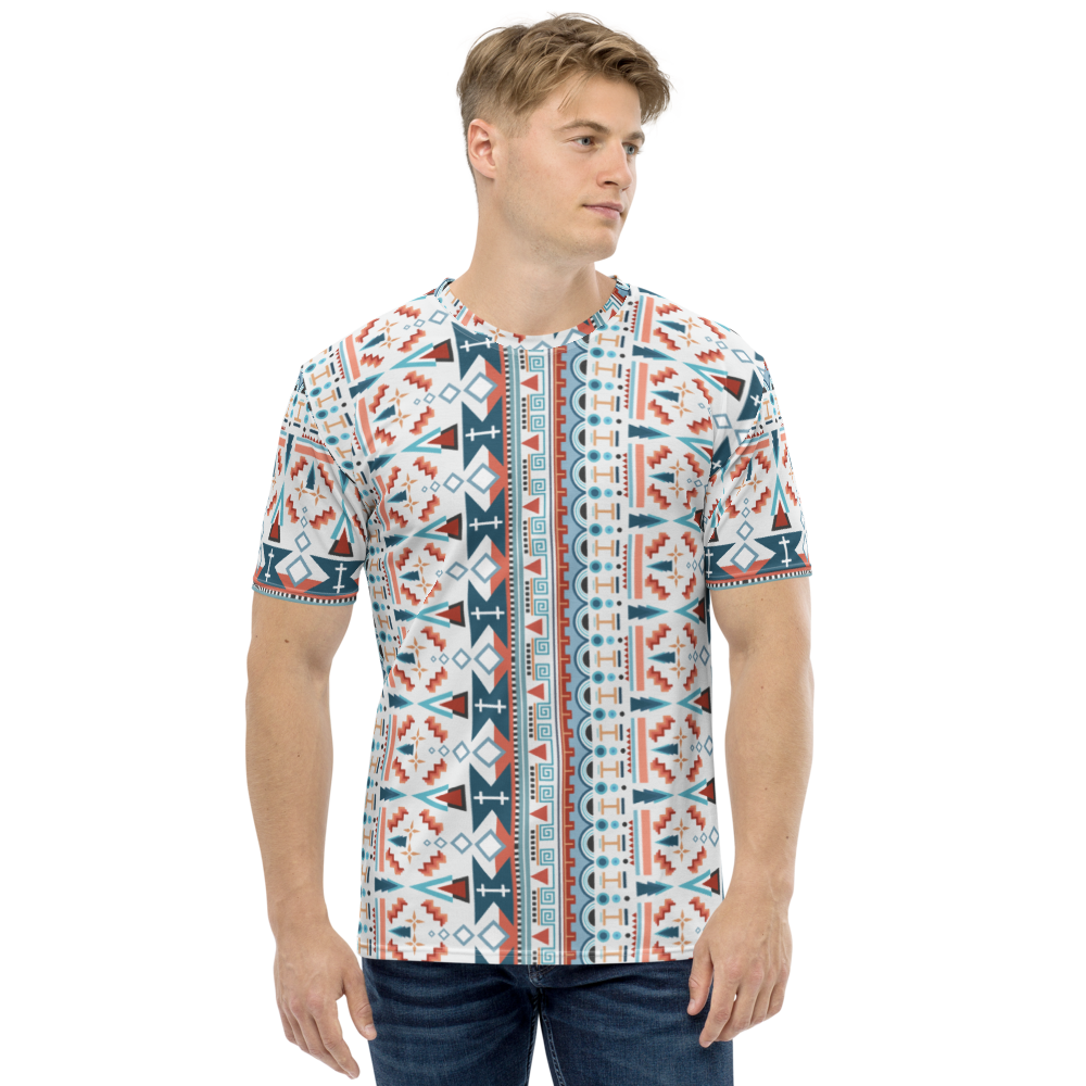 XS Traditional Pattern 03 Full Print Men's T-shirt by Design Express