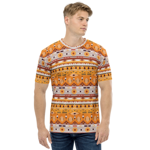 XS Traditional Pattern 04 Full Print Men's T-shirt by Design Express