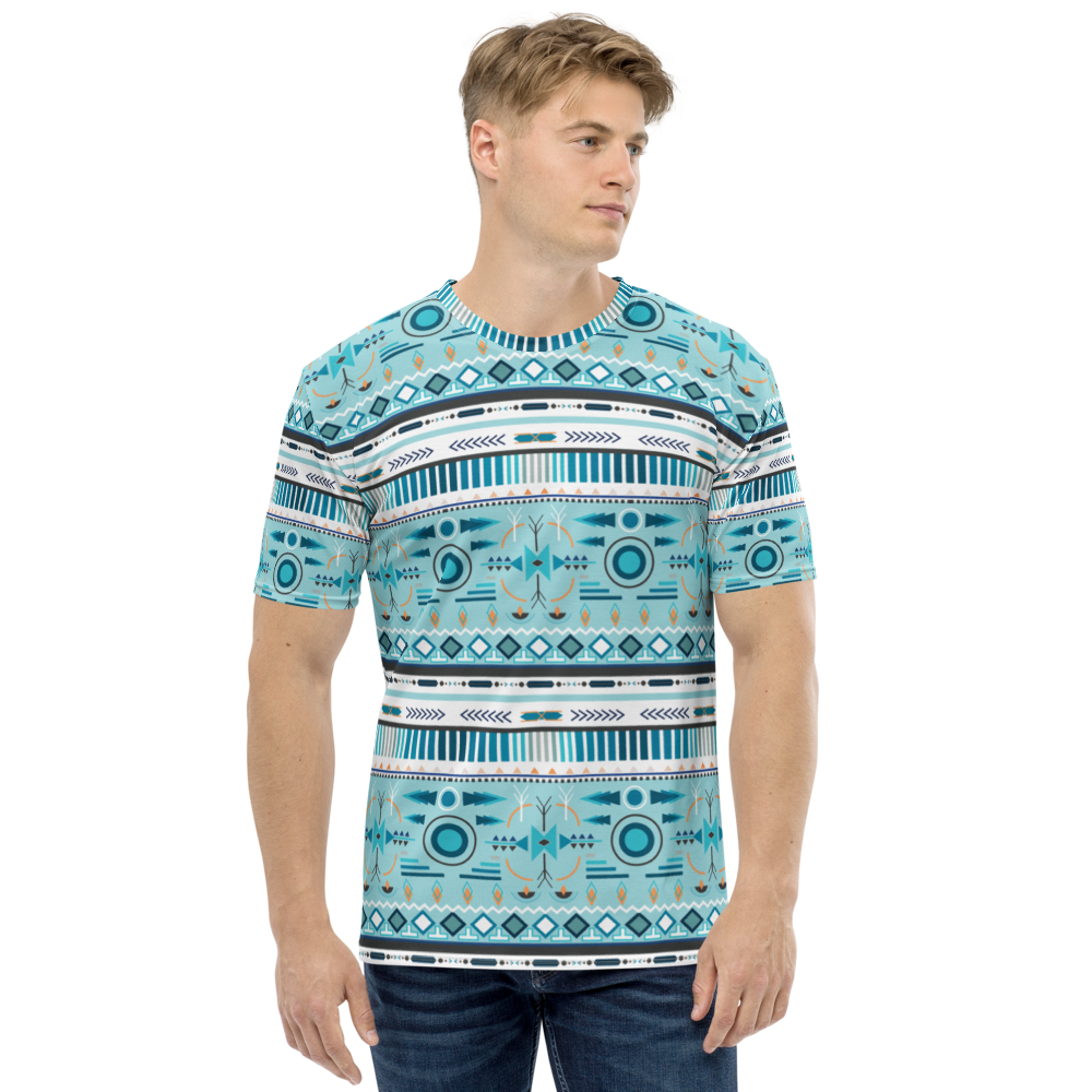 XS Traditional Pattern 05 Full Print Men's T-shirt by Design Express