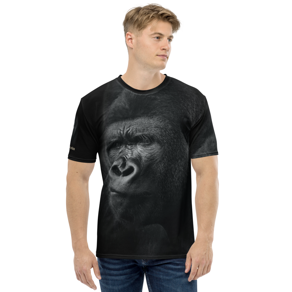 XS Mountain Gorillas Full Print Men's T-shirt by Design Express