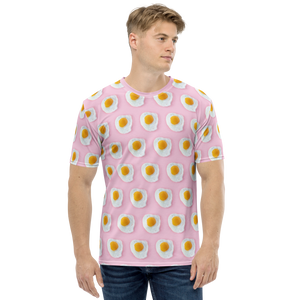 XS Pink Eggs Pattern Men's T-shirt by Design Express