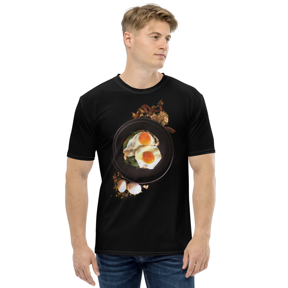 XS Delicious Eggs Men's T-shirt by Design Express