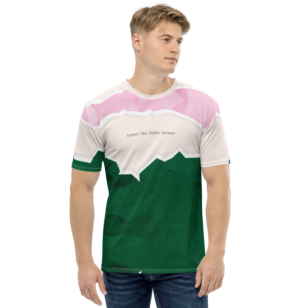 XS Enjoy the little things Full Print Men's T-shirt by Design Express