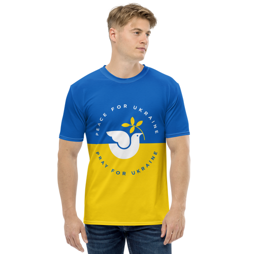 XS Peace For Ukraine Men's T-shirt by Design Express