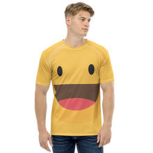 Happy Smiley "Emoji" All-Over Print Men's Crew Neck T-Shirt