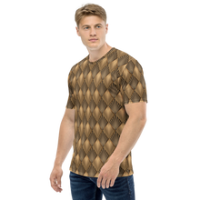 Golden Art Deco Pattern All-Over Print Men's T-shirt by Design Express