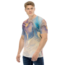 Soft Marble Liquid ink Art Full Print T-shirt by Design Express