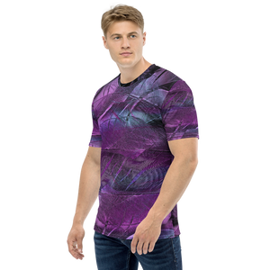 Purple Feathers Men's T-shirt by Design Express