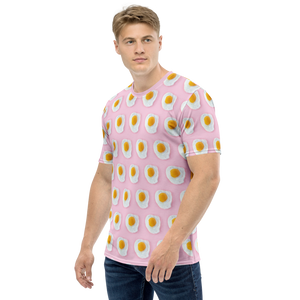 Pink Eggs Pattern Men's T-shirt by Design Express