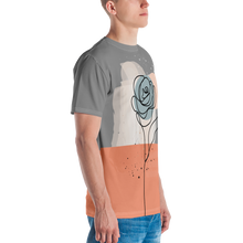 Soft Flower Line Men's T-shirt by Design Express