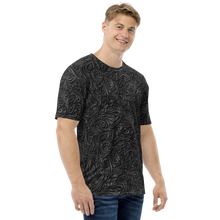 3D Black Ornament Pattern All-Over Print Men's T-shirt by Design Express