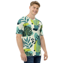 Fresh Tropical Leaf Pattern Full Print T-shirt by Design Express