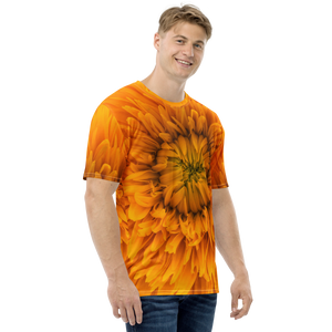 Yellow Flower Men's T-shirt by Design Express