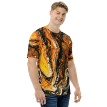 Yellow Orange Abstract Men's T-shirt by Design Express