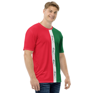 Italy Vertical Men's T-shirt by Design Express