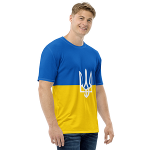 Ukraine Trident Men's T-shirt by Design Express