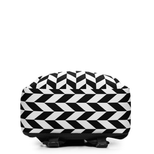 Chevron Flip Pattern Minimalist Backpack by Design Express