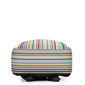 Colorfull Stripes Minimalist Backpack by Design Express