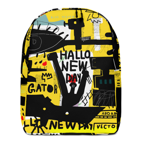 Default Title Basquiat Style Minimalist Backpack by Design Express