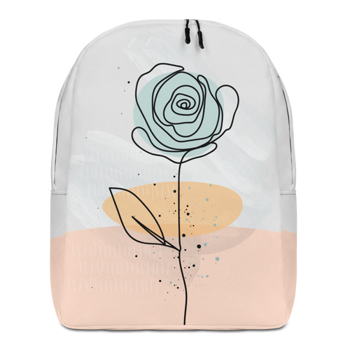 Default Title Pasty Flower Line Minimalist Backpack by Design Express