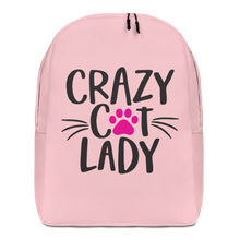 Default Title Crazy Cat Lady (Cat Lover) Funny Minimalist Backpack by Design Express