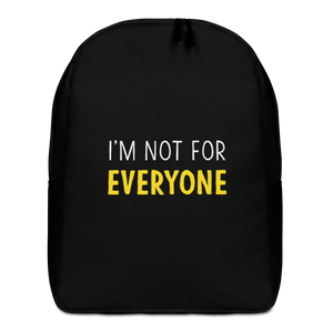 Default Title I'm Not For Everyone (Funny) Minimalist Backpack by Design Express