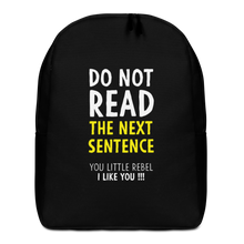 Default Title Do Not Read The Next Sentence Minimalist Backpack by Design Express