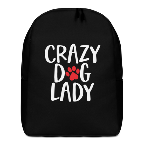 Default Title Crazy Dog Lady (Dog lover) Funny Minimalist Backpack by Design Express