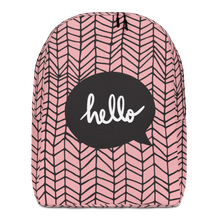 Default Title Hello Minimalist Backpack by Design Express
