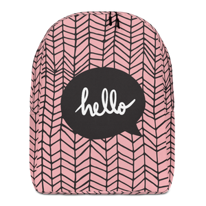 Default Title Hello Minimalist Backpack by Design Express