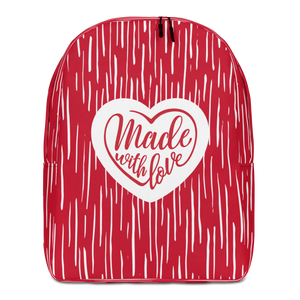 Default Title Made With Love (Heart) Minimalist Backpack by Design Express