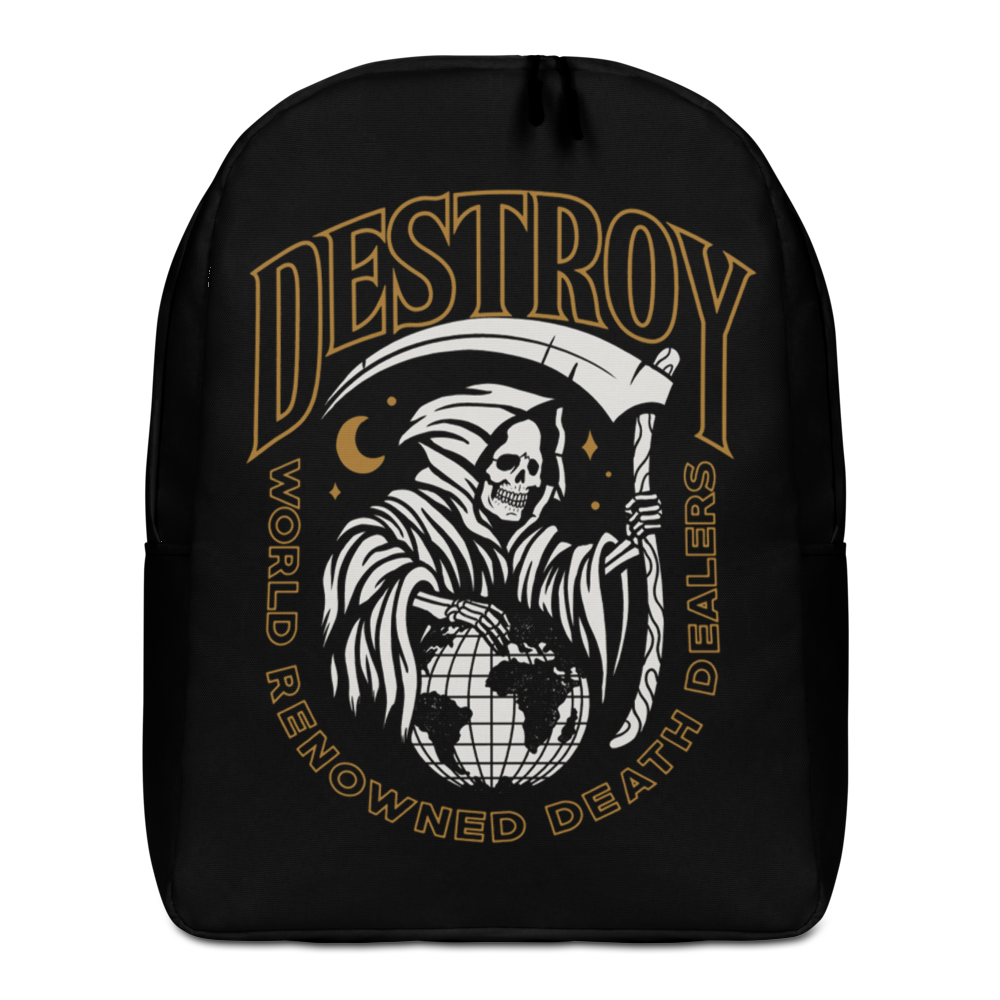 Default Title Destroy World Minimalist Backpack by Design Express