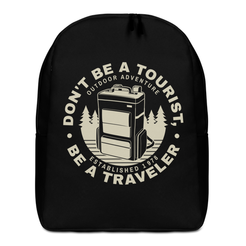 Default Title Don't Be Tourist, Be A Traveller Minimalist Backpack by Design Express