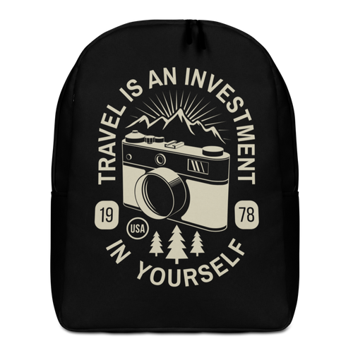 Default Title Travel Is An Investment In Yourself Minimalist Backpack by Design Express