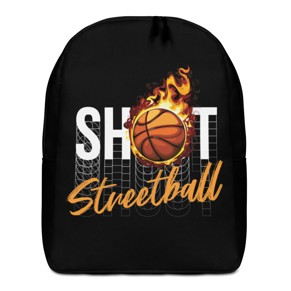 Default Title Shoot Streetball Simple Minimalist Backpack by Design Express