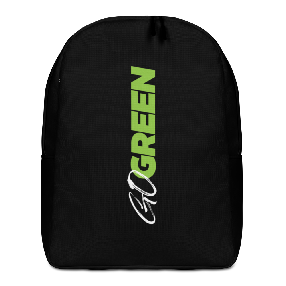 Default Title Go Green (Motivation) Minimalist Backpack by Design Express