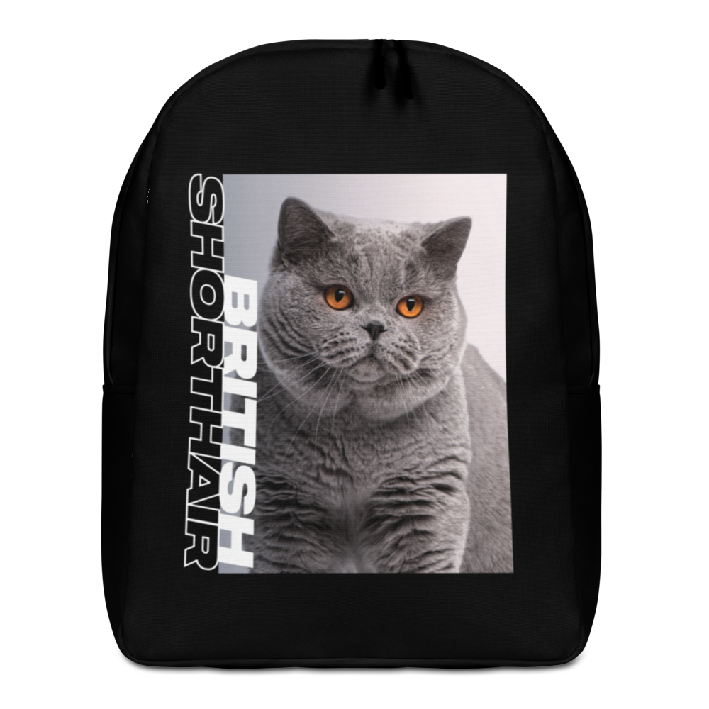 Default Title British Shorthair (Cat Lover) Minimalist Backpack by Design Express