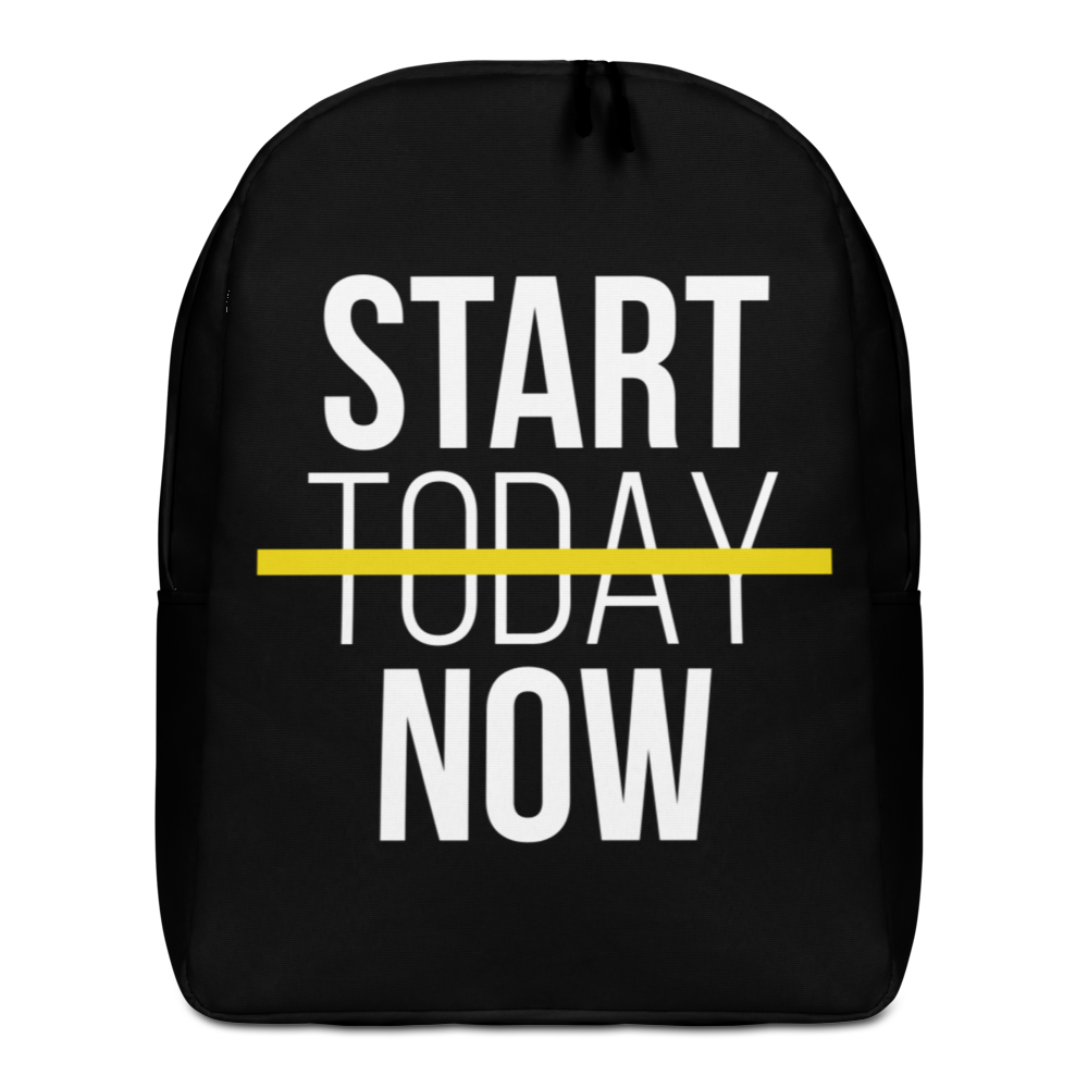 Default Title Start Now (Motivation) Minimalist Backpack by Design Express