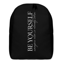 Default Title Be Yourself Quotes Minimalist Backpack by Design Express